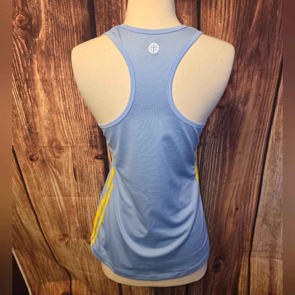 Tory Burch Sport Tank Top Size XS Blue/Yellow/Orange